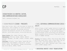 Tablet Screenshot of cedarpasori.com